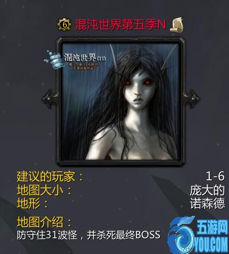 混沌世界第五季O版(含隱藏英雄密碼)