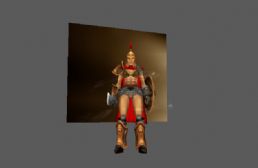 幾個女性戰(zhàn)士單位模型