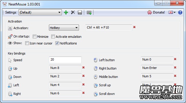 NeatMouse免費(fèi)鍵盤(pán)鼠標(biāo)模擬器 v1.05.005